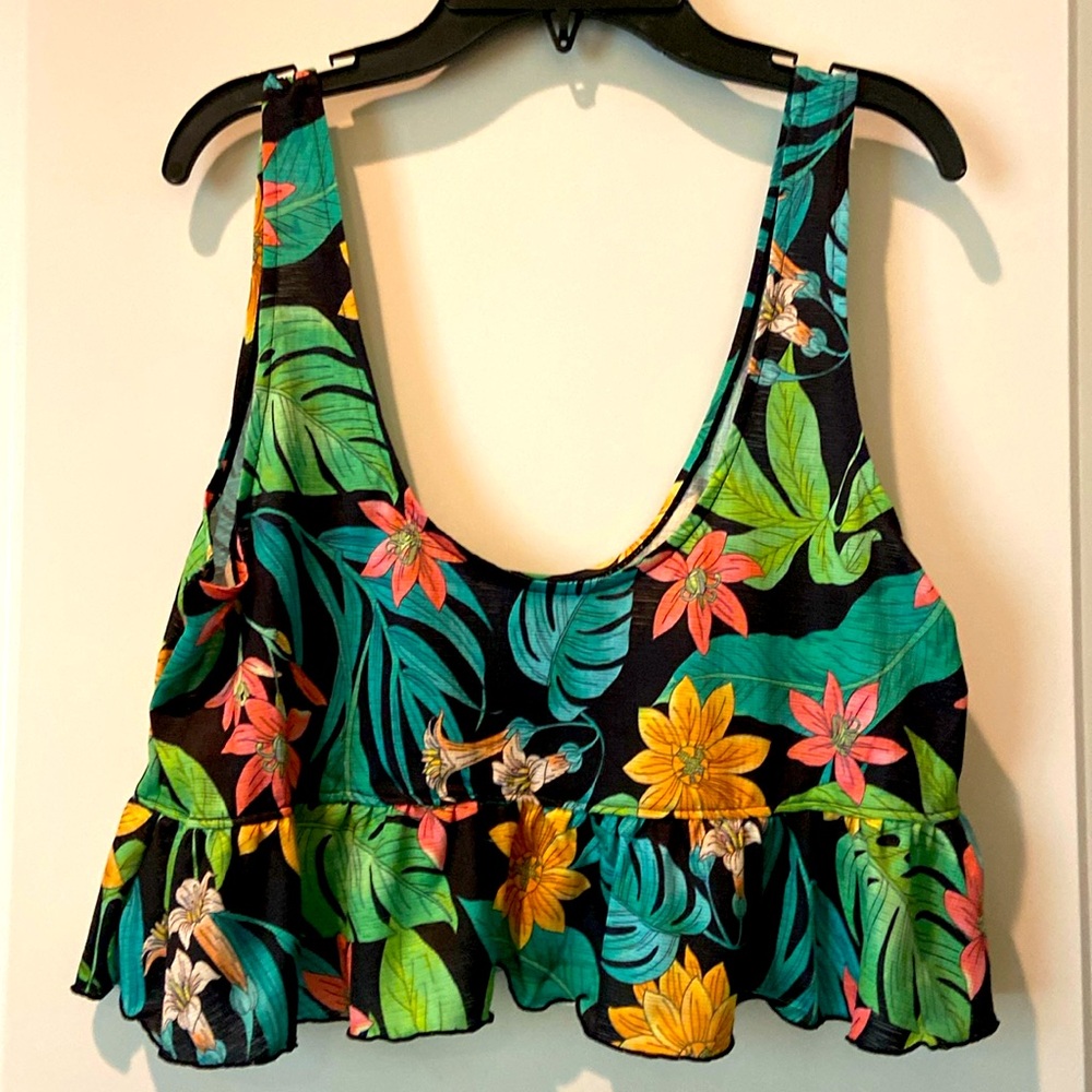 NWT HurleyTropic Wash Flounce Tank